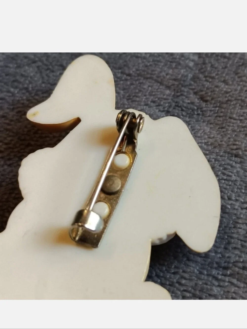 80s 90s Era Vintage Bunny Pin, Cute Cottagecore Forest Rabbit Brooch Whimsy